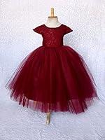 Algopix Similar Product 12 - VBack Burgundy French Lace 3 Layer