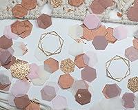 Algopix Similar Product 17 - Boho Party Decor Rose Gold Confetti