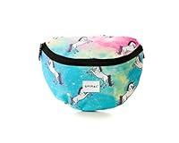 Algopix Similar Product 17 - Spiral Unicorn Universe Bum Bag Sport