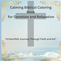 Algopix Similar Product 4 - Calming Biblical Coloring Book for