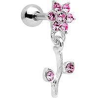 Algopix Similar Product 20 - Body Candy Steel Pink Accent Flower