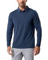 Algopix Similar Product 12 - INTO THE AM Long Sleeve Polo Shirts for