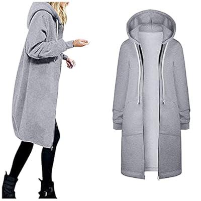 Women Winter Fuzzy Coat Warm Wool Fleece Trench Coat Fashion Faux Fur Long  Peacoat Cute Fluffy Jackets With Hood : : Clothing, Shoes 