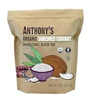 Algopix Similar Product 7 - Anthonys Organic Shredded Coconut 2