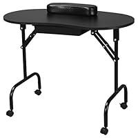 Algopix Similar Product 17 - Yaheetech Manicure Nail Table Station