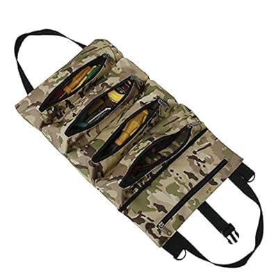 Best Deal for KUNOVO Roll-up Tool Bag Oxford Cloth Hanging Tool Pouch
