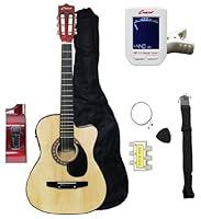 Algopix Similar Product 3 - Crescent 38 Inch Natural Acoustic