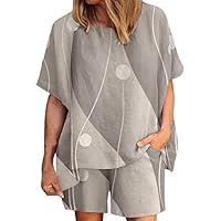 Algopix Similar Product 1 - Shelnghohu Summer Linen Set For Women