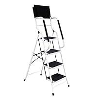 Algopix Similar Product 7 - Wiberwi 4 Step Ladder with Handrails