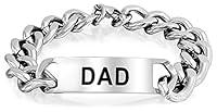Algopix Similar Product 20 - Bling Jewelry Daddy Name PlatedEngrave