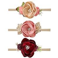 Algopix Similar Product 19 - CN Baby Girls Floral Headbands Nylon
