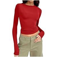 Algopix Similar Product 16 - Womens Long Sleeve Shirts Tight Fitted