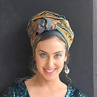 Algopix Similar Product 18 - Golden Peacock Headscarf Tichel Hair