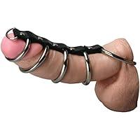 Algopix Similar Product 7 - Strict Leather 5 Ring Chastity Device