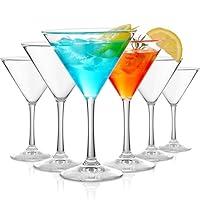 Algopix Similar Product 8 - Unbreakable Martini Glasses Set of 6