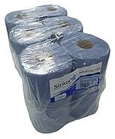 Algopix Similar Product 5 - 12 x Centre Feed Rolls Blue Tissue