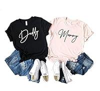 Algopix Similar Product 6 - Mommy and Daddy Shirt  Mom and Dad