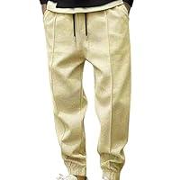 Algopix Similar Product 8 - Mens Joggers Pants Cotton Drawstring