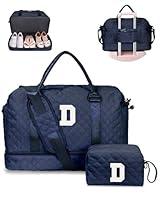 Algopix Similar Product 19 - Vogewood Initial Duffle Bag with Shoe