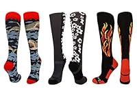 Algopix Similar Product 1 - MadSportsStuff Crazy Soccer Socks Boys
