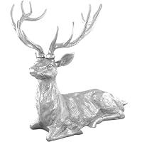 Algopix Similar Product 11 - Tangkula Sitting Reindeer Statue