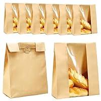 Algopix Similar Product 7 - 50 Pack Kraft Sourdough Bread Bags with