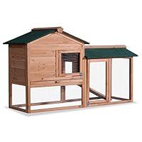 Algopix Similar Product 17 - Lovupet 58 Deluxe Wooden Chicken Coop
