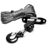 Algopix Similar Product 8 - SPARKWHIZ Synthetic Winch Rope Kit