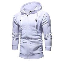 Algopix Similar Product 17 - Mens Slim Fit FullZip Hoodies