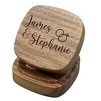 Algopix Similar Product 4 - Personalized Ring Box Wooden