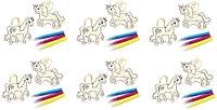 Algopix Similar Product 16 - 6 DIY Color Your Own Wooden Unicorn