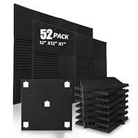 Algopix Similar Product 19 - 52 Pack Acoustic Foam Panels Premium