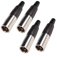 Algopix Similar Product 9 - XMSJSIY 3Pin Mini XLR Connector TA4F