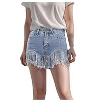 Algopix Similar Product 10 - Today Deals Prime Jean Shorts Womens