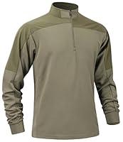 Algopix Similar Product 2 - TAPULCO Mens Pique Long Sleeve Athletic