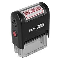 Algopix Similar Product 15 - Entered Self Inking Rubber Stamp  Red