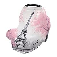 Algopix Similar Product 2 - Kigai Baby Car Seat Cover Paris Eiffel