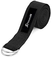 Algopix Similar Product 5 - ProsourceFit Metal DRing Yoga Strap 