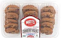 Algopix Similar Product 17 - MATTS Cranberry Walnut Cookies, 15 OZ