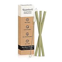 Algopix Similar Product 8 - Ibambo 10 Pack Reusable Natural Bamboo