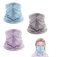 Algopix Similar Product 6 - 3 Pcs Cooling Kids Neck Gaiters Summer
