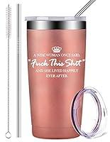 Algopix Similar Product 10 - A Wise Woman Once Said Stainless Steel