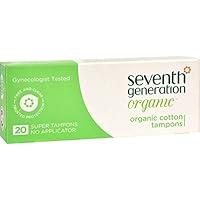 Algopix Similar Product 5 - Organic Cotton Tampons No Applicator 