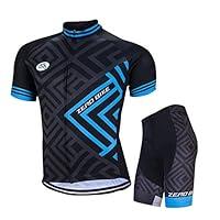 Algopix Similar Product 8 - ZEROBIKE Mens Short Sleeve Breathable