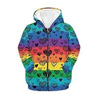 Algopix Similar Product 1 - Jekioweii Kids Zipper Hoodie Casual