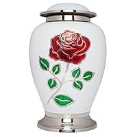 Algopix Similar Product 14 - Ansons Urns White Cremation Urn with