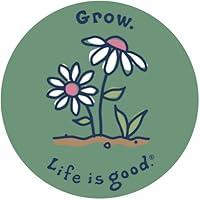 Algopix Similar Product 18 - Life is good. 4" Sticker - Grow