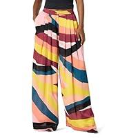 Algopix Similar Product 12 - The Drop Womens Sheer Pleated Wide Leg