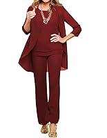 Algopix Similar Product 10 - 3 Pieces Mother of The Bride Pant Suits