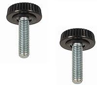 Algopix Similar Product 6 - 2X KNURLED Adjustable Foot Screw M4 M5